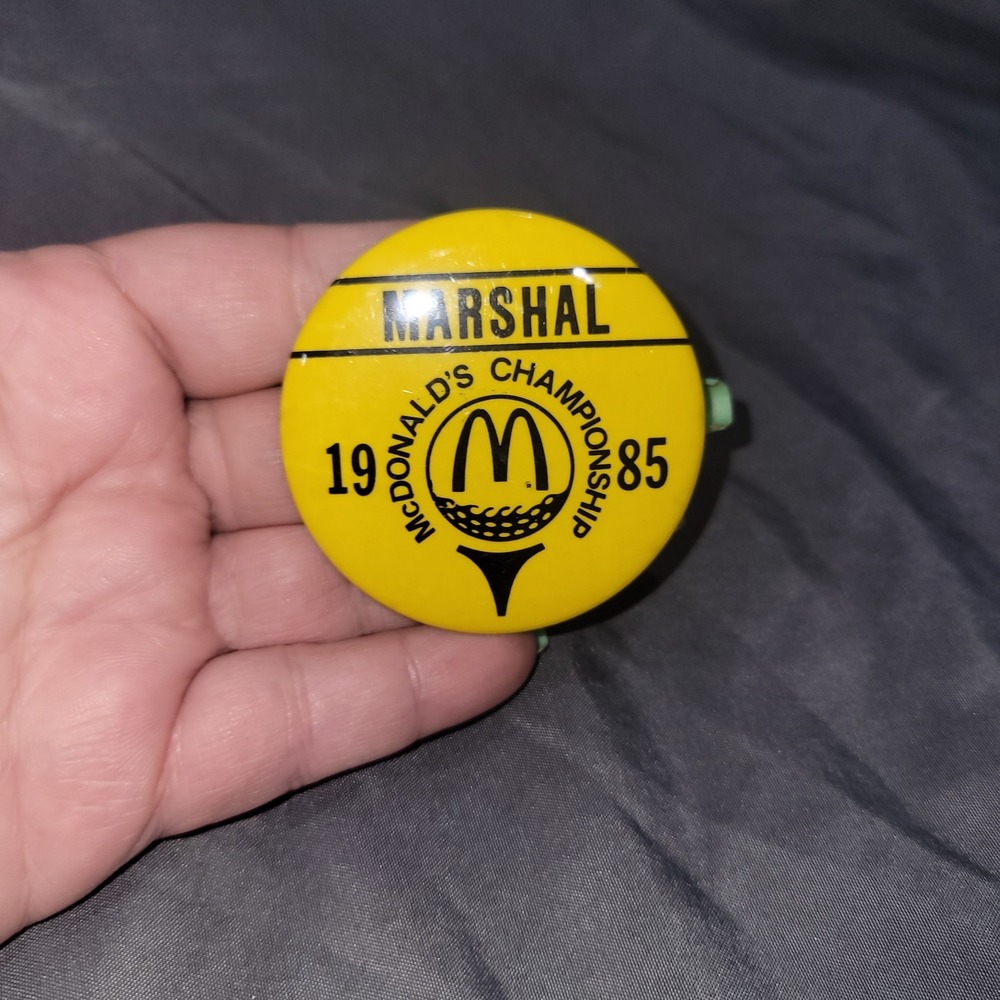 McDonald's PRO-AM Golf Kids' Classic 1985 Button Pin